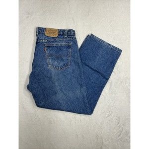 Vintage Levis 505 Jeans Stone Wash Regular Fit Straight Orange Tab Size 40x30